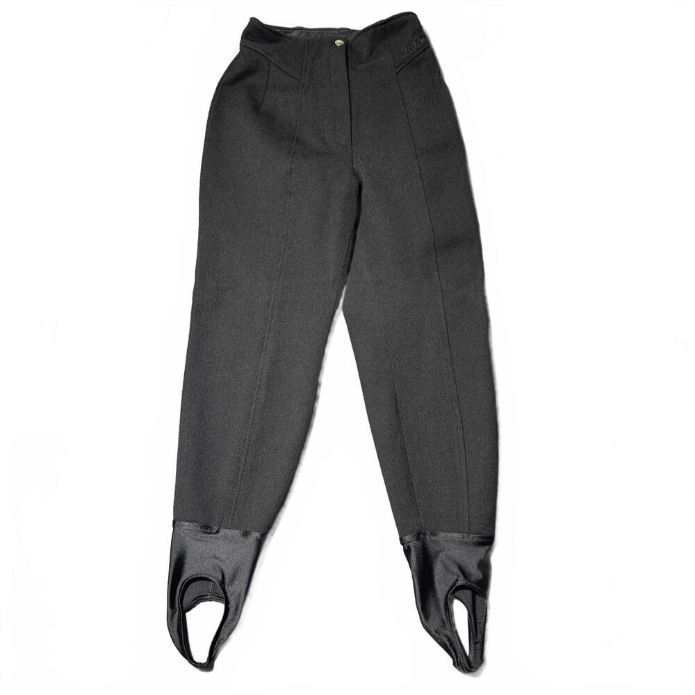 Vintage Nordica Womens Ski Pants Size 8 42 High Waisted Stirrup Snow Snowboard